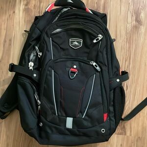 High Sierra Swerve Laptop Backpack, Black, One Size